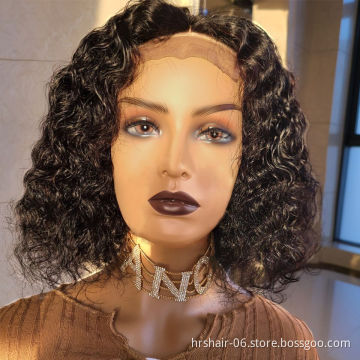 180 Density 4*4 Lace Human Hair Wigs for Black Women Wholesale Brazilian Virgin Hair 4*4 Lace Front Wig with Baby Hair